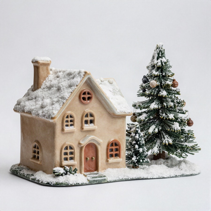 Ceramic village house