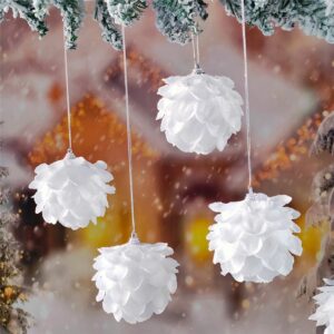 White Christmas Ball Ornament
